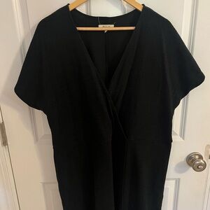 Black knee length dress